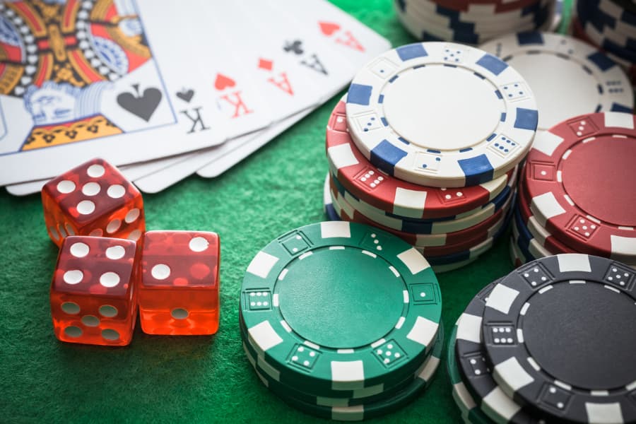 Playing Cards, Casino Chips, And Other Gambling Items 