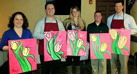 Paint & Sip Event