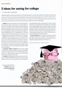 Article on saving for college